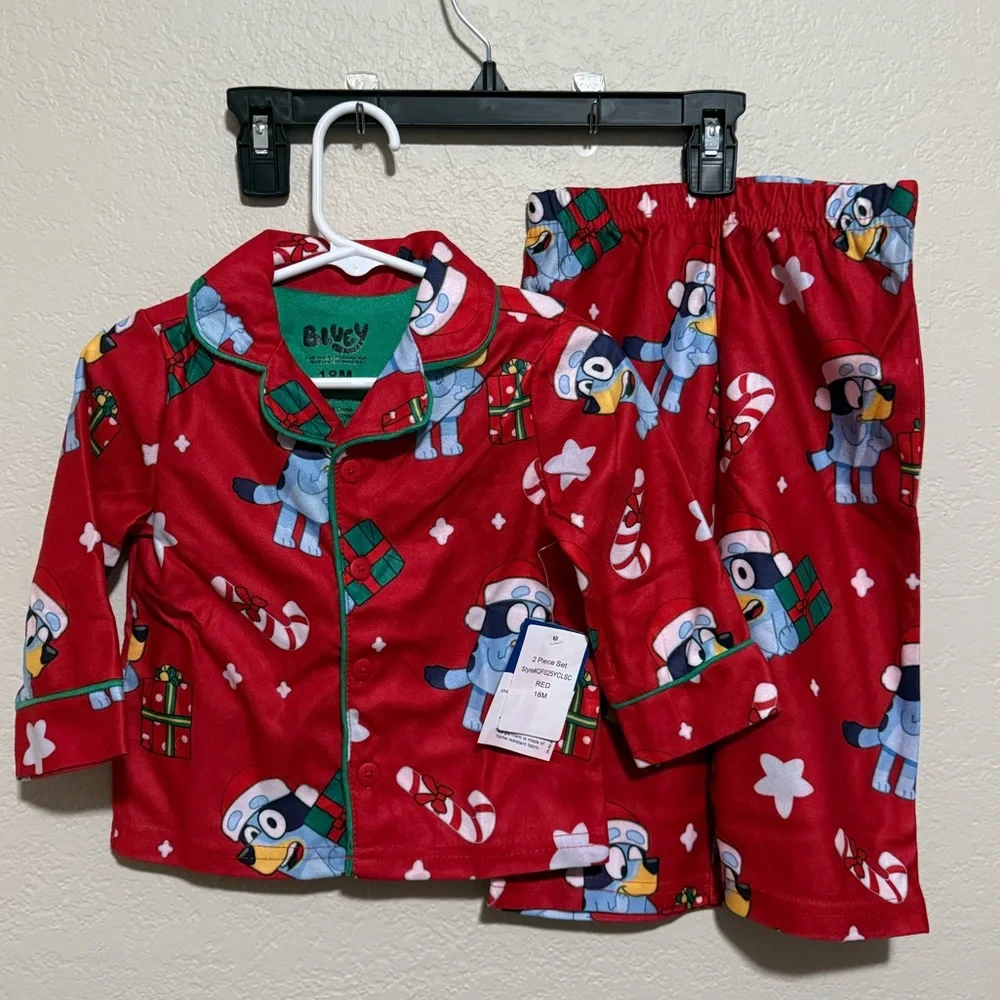Bluey Baby Holiday Pajama Set